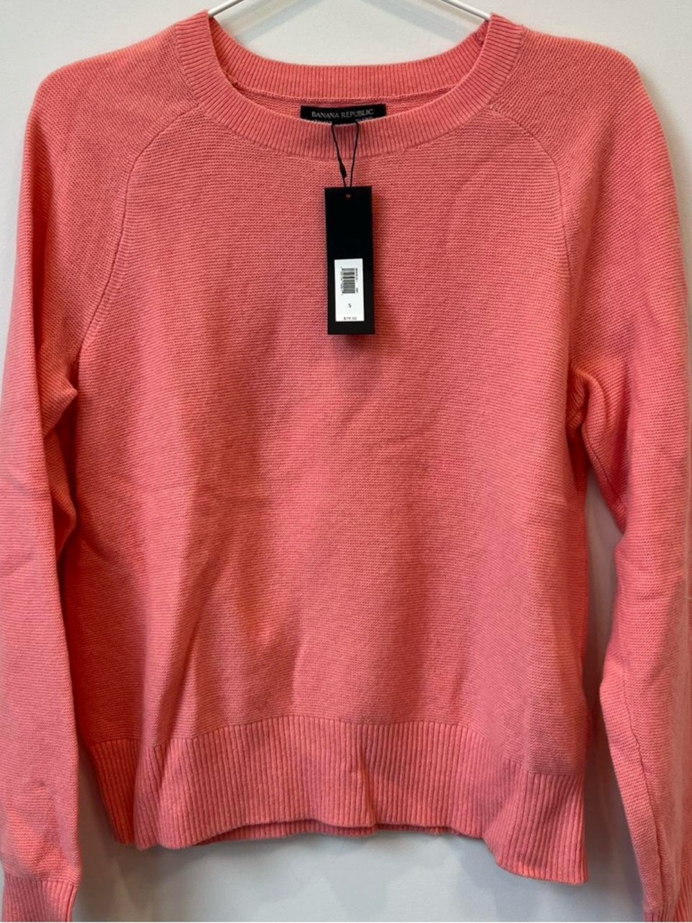 Banana Republic NWT Coral Crewneck Sweater